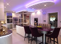 LED Lighting Kitchen Island Interior Design Weybridge