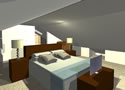 surrey modern interior design - bedroom