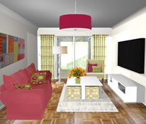 lounge interior design - cgi (computer generated image)